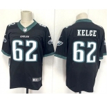 Men's Philadelphia Eagles #62 Jason Kelce Black 2024 New Vapor Untouchable Limited Football Stitched Jersey