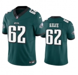 Men's Philadelphia Eagles #62 Jason Kelce Green 2023 F.U.S.E. Vapor Untouchable Limited Stitched Football Jersey