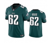 Men's Philadelphia Eagles #62 Jason Kelce Green 2023 F.U.S.E. Vapor Untouchable Limited Stitched Football Jersey