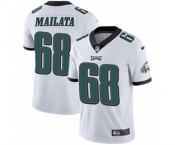 Men's Philadelphia Eagles #68 Jordan Mailata White Men's Stitched Football Vapor Untouchable Limited Jersey