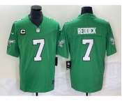 Men's Philadelphia Eagles #7 Haason Reddick Green 2023 F.U.S.E. With C Patch Vapor Untouchable Stitched Football Jersey
