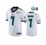 Men's Philadelphia Eagles #7 Haason Reddick White Super Bowl LVII Patch Vapor Untouchable Limited Stitched Jersey