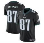 Men's Philadelphia Eagles #87 Jahan Dotson Black Vapor Untouchable Limited Stitched Football Jersey