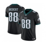 Men's Philadelphia Eagles #88 Dallas Goedert Black 2023 F.U.S.E. Vapor Untouchable Limited Stitched Football Jersey