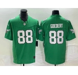 Men's Philadelphia Eagles #88 Dallas Goedert Green 2023 F.U.S.E. Vapor Untouchable Stitched Football Jersey