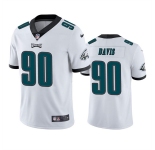 Men's Philadelphia Eagles #90 Jordan Davis White Vapor Untouchable Limited Stitched Jersey