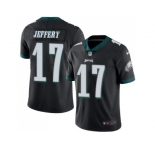 Nike Philadelphia Eagles #17 Alshon Jeffery Black Men's Stitched NFL Limited Rush Jersey