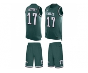 Nike Philadelphia Eagles #17 Alshon Jeffery Midnight Green Team Color Men's Stitched NFL Limited Tank Top Suit Jersey