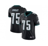 Nike Philadelphia Eagles #75 Josh Sweat Black Alternate Men Stitched NFL Vapor Untouchable Limited Jersey