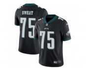 Nike Philadelphia Eagles #75 Josh Sweat Black Alternate Men Stitched NFL Vapor Untouchable Limited Jersey