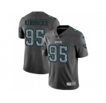 Nike Philadelphia Eagles #95 Mychal Kendricks Gray Static Men NFL Vapor Untouchable Limited Jersey