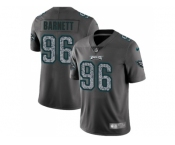 Nike Philadelphia Eagles #96 Derek Barnett Gray Static Men NFL Vapor Untouchable Limited Jersey
