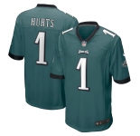 Philadelphia Eagles #1 #1 Jalen Hurts Green Vapor Untouchable Limited Player Football Jersey