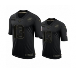 Philadelphia Eagles #13 Marquise Goodwin Black 2020 Salute to Service Limited Jersey