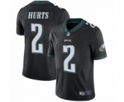 Philadelphia Eagles #2 Jalen Hurts Black Alternate Vapor Untouchable Limited Player Football Jersey