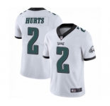 Philadelphia Eagles #2 Jalen Hurts White Vapor Untouchable Limited Player Football Jersey