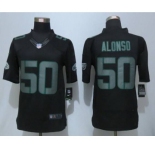 nike nfl jerseys philadelphia eagles #50 alonso black[nike impact limited]