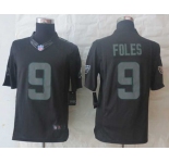 nike nfl jerseys philadelphia eagles #9 foles black[nike impact limited]