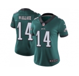 Women Nike Philadelphia Eagles #14 Mike Wallace Midnight Green Team Color Stitched NFL Vapor Untouchable Limited Jersey
