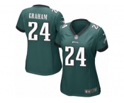 Women Nike Philadelphia Eagles #24 Corey Graham Game Midnight Green Team Color NFL Jersey