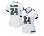 Women Nike Philadelphia Eagles #24 Corey Graham Game White NFL Jersey