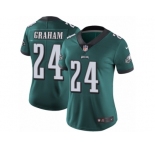 Women Nike Philadelphia Eagles #24 Corey Graham Midnight Green Team Color Vapor Untouchable Limited Player NFL Jersey