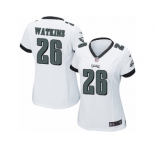 Women Nike Philadelphia Eagles #26 Jaylen Watkins Game White NFL Jersey