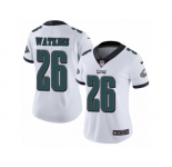 Women Nike Philadelphia Eagles #26 Jaylen Watkins White Vapor Untouchable Limited Player NFL Jersey