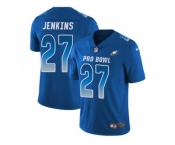 Women Nike Philadelphia Eagles #27 Malcolm Jenkins Royal Stitched NFL Limited NFC 2018 Pro Bowl Jersey