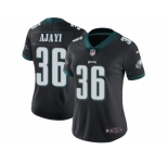 Women Nike Philadelphia Eagles #36 Jay Ajayi Black Alternate Stitched NFL Vapor Untouchable Limited Jersey
