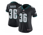 Women Nike Philadelphia Eagles #36 Jay Ajayi Black Alternate Stitched NFL Vapor Untouchable Limited Jersey