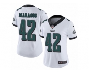 Women Nike Philadelphia Eagles #42 Chris Maragos White Vapor Untouchable Limited Player NFL Jersey