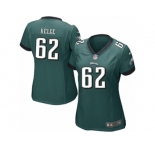 Women Nike Philadelphia Eagles #62 Jason Kelce Midnight Green Team Color NFL Jersey
