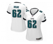 Women Nike Philadelphia Eagles #62 Jason Kelce White NFL Jersey