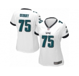 Women Nike Philadelphia Eagles #75 Vinny Curry White NFL Jersey