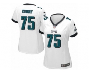 Women Nike Philadelphia Eagles #75 Vinny Curry White NFL Jersey