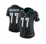 Women Nike Philadelphia Eagles #77 Michael Bennett Black Alternate Stitched NFL Vapor Untouchable Limited Jersey