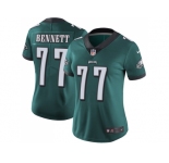 Women Nike Philadelphia Eagles #77 Michael Bennett Midnight Green Team Color Stitched NFL Vapor Untouchable Limited Jersey