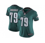 Women Nike Philadelphia Eagles #79 Brandon Brooks Midnight Green Team Color Stitched NFL Vapor Untouchable Limited Jersey