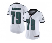 Women Nike Philadelphia Eagles #79 Brandon Brooks White Stitched NFL Vapor Untouchable Limited Jersey