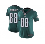 Women Nike Philadelphia Eagles #88 Dallas Goedert Midnight Green Team Color Stitched NFL Vapor Untouchable Limited Jersey