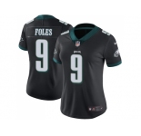 Women Nike Philadelphia Eagles #9 Nick Foles Black Alternate Stitched NFL Vapor Untouchable Limited Jersey