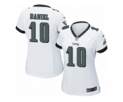 Women's Nike Philadelphia Eagles #10 Chase Daniel Limited White NFL Jersey