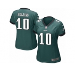 Women's Nike Philadelphia Eagles #10 Mack Hollins Game Midnight Green Team Color NFL Jersey