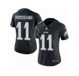 Women's Nike Philadelphia Eagles #11 Carson Wentz Limited Black Rush Wentzylvania NFL Jersey