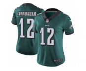 Women's Nike Philadelphia Eagles #12 Randall Cunningham Vapor Untouchable Limited Midnight Green Team Color NFL Jersey