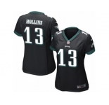 Women's Nike Philadelphia Eagles #13 Mack Hollins Limited Black Alternate NFL Jersey