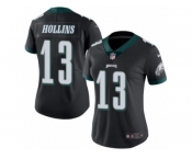 Women's Nike Philadelphia Eagles #13 Mack Hollins Limited Black Rush NFL Jersey
