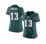 Women's Nike Philadelphia Eagles #13 Mack Hollins Limited Midnight Green Team Color NFL Jersey