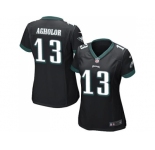 Women's Nike Philadelphia Eagles #13 Nelson Agholor Black Alternate Stitched NFL New Elite Jersey